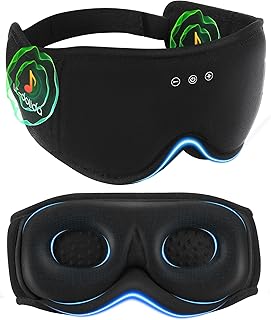 BambooCotton 3D Bluetooth Sleep Mask - LC-dolida 2025 Sleep Headphones Wireless